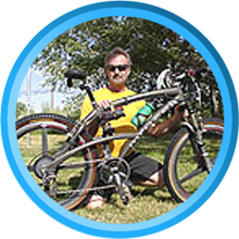Mountain Biker Riders - Spiderflex Bicycle Seat